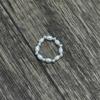 VENTFILLE 925 Sterling Silver Pearl Ring for Women Geometry Bead Adjustable Design Temperament Trend Jewelry Gift Dropshipping