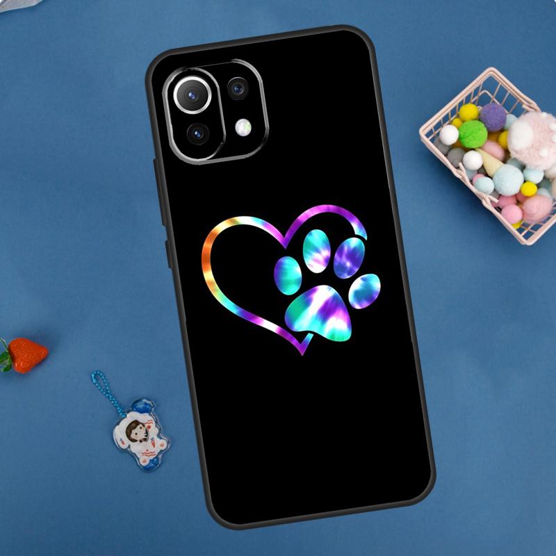 Dog Paw Case For POCO F5 X3 X5 Pro X4 F4 GT C40 M5s F3 Cover For Xiaomi 13 12 Lite 12T 11T Pro 12X