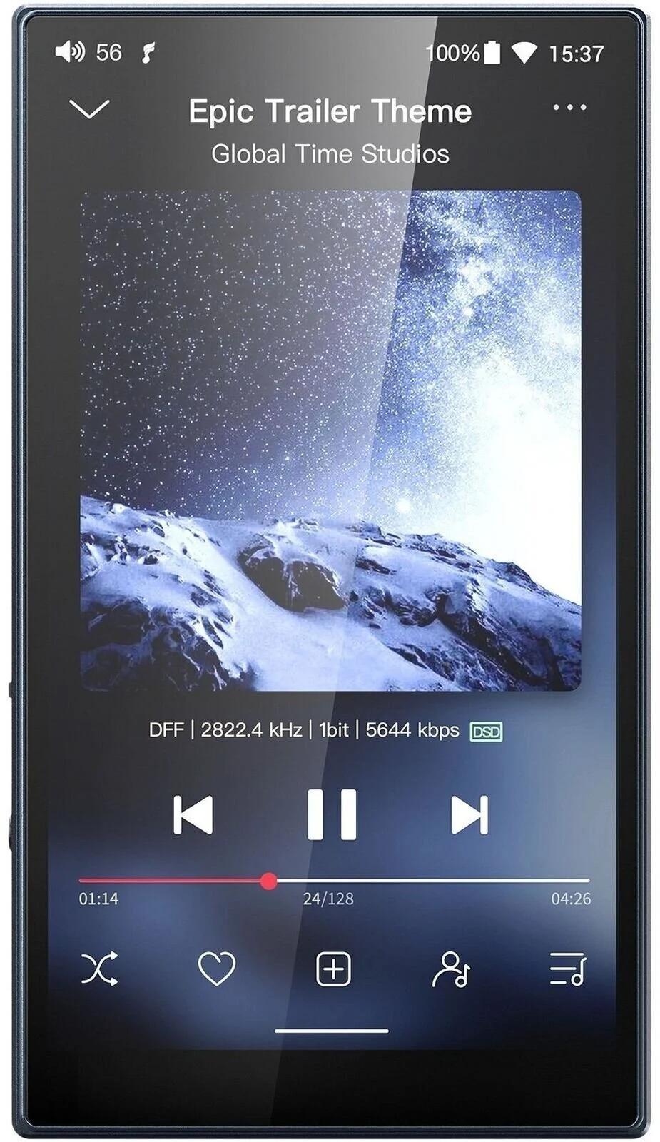 FiiO M21 (64 GB), MP3 Player + Portable Audiogeräte, Blau - Bild 2