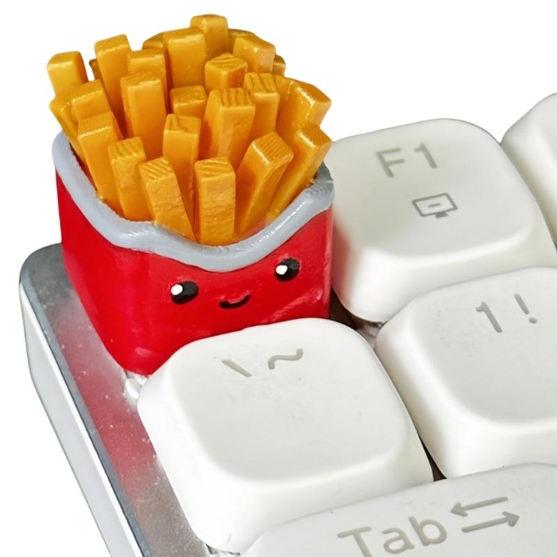 

Food Shape Keycaps 3D Printed Food Theme Designs Smooth Surfaces For Mechanical Computer Keyboard Accessories Keycap