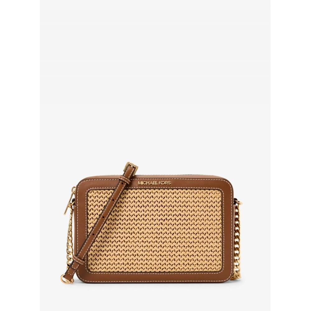 

MICHAEL KORS JET SET ПУНКТ CROSSBODY БОЛЬШОЙ 35S4GTTC3W1251 НАТУРАЛЬНЫЙ БАГАЖ