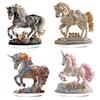 2D Acrylic Ornament 2026 Year Of The Horse Desktop Decorate Miniature Statue Pony Festival Decor Home Office New Year Gift