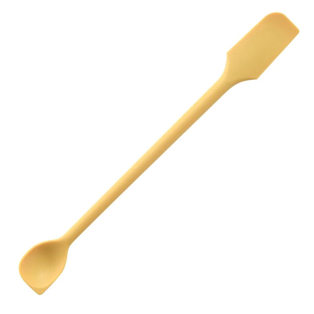 Silicone Spatula Set Double-Headed Scraper Cosmetic Jam Cream Deep Bottle Mini Spatula Lengthened Small Tip Spa Makeup Tool