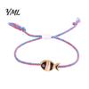 Bunte Freundschaftsbänder Kleiner Fisch Handgemachtes Geflochtenes Armband, Boho Süß Gewebtes Sommer Strand Handgelenk Zubehör Schnur Verstellbares Armband