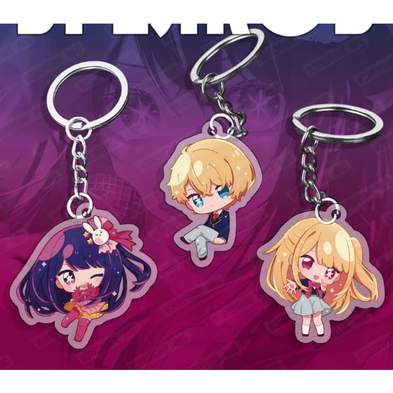 Acrylic Keychain for Oshi No Ko Akane Kurokawa Ruby Hoshino Kana Arima Ai Hoshino Anime Cartoons Decoration Pendant Fan Gift