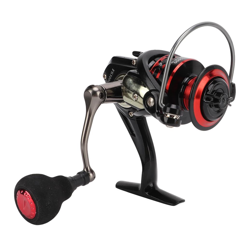 Metall Spinnrolle CNC mit EVA Griff Metall Kurbelarm Weitwurf Angelschnurrad FS3000