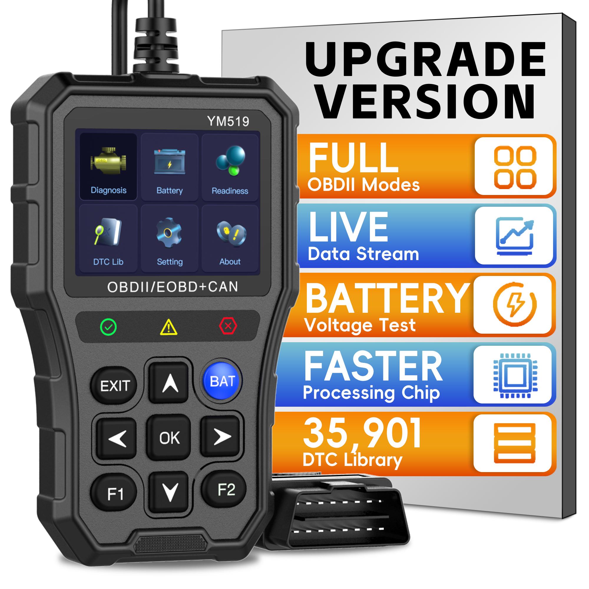 

Диагностический сканер OBD2, считыватель кодов Check Engine, профессиональный диагностический сканер Auto Check Engine Light чёрный