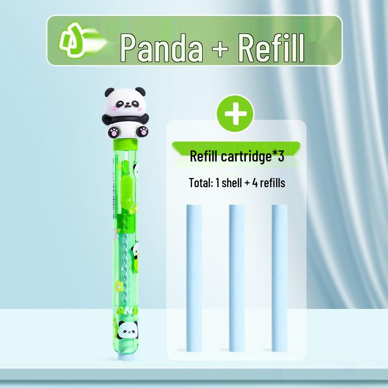 Cartoon Push-Pull No-Trace Eraser - Creative Stationery for Elementary Students