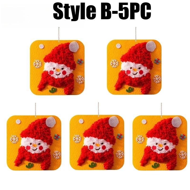 Static Cling Christmas Window Decals White Snowman Tree Design for Glass Door Holiday Home Office Decoration