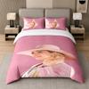 Juego de Cama de 3 Piezas, Lady Gaga 1 Funda Nórdica y 2 Fundas de Almohada, Decoración de Ropa de Cama Estampada Para Habitación de Invitados