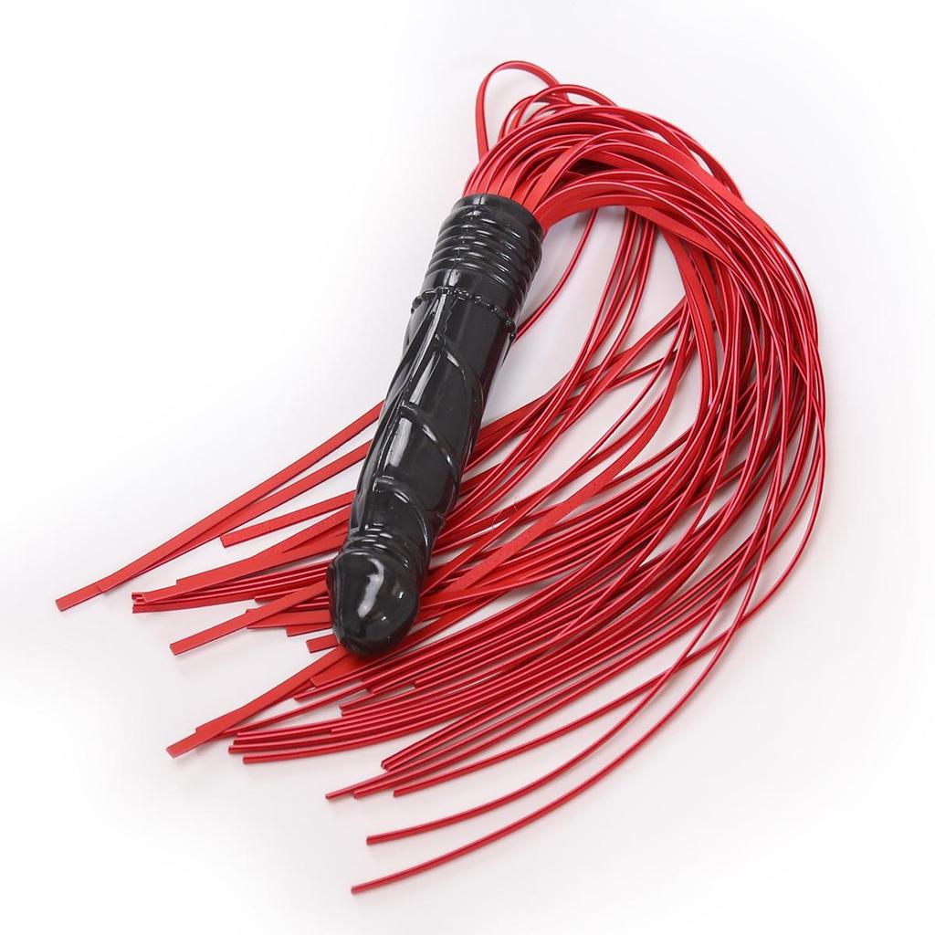 VaHppy Whip Handle Is Dildo 62cm 160g Adult SM Toys With Penis Dual Purpose Fringe Ponytail Conditioning Spanking Couple Flirting