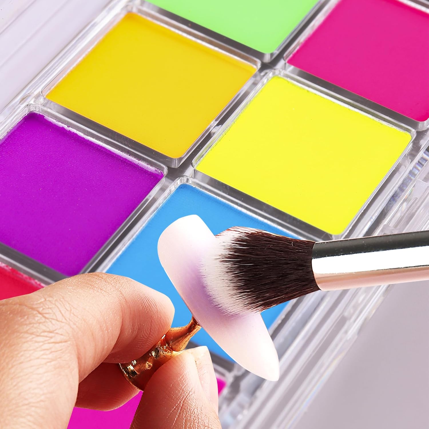 

Neon Nail Pigment Set 10 Colors Ombre Nail Powder Solid Fluorescent Pigment Gradient Nail Design Extra Fine Glitter Summer Neon Nail Art Manicure