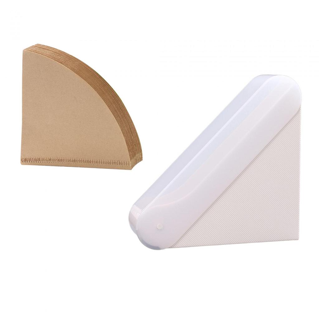 Coffee Papers Storage Hold 80 Filters Household Coffee Filter Paper Dispenser
