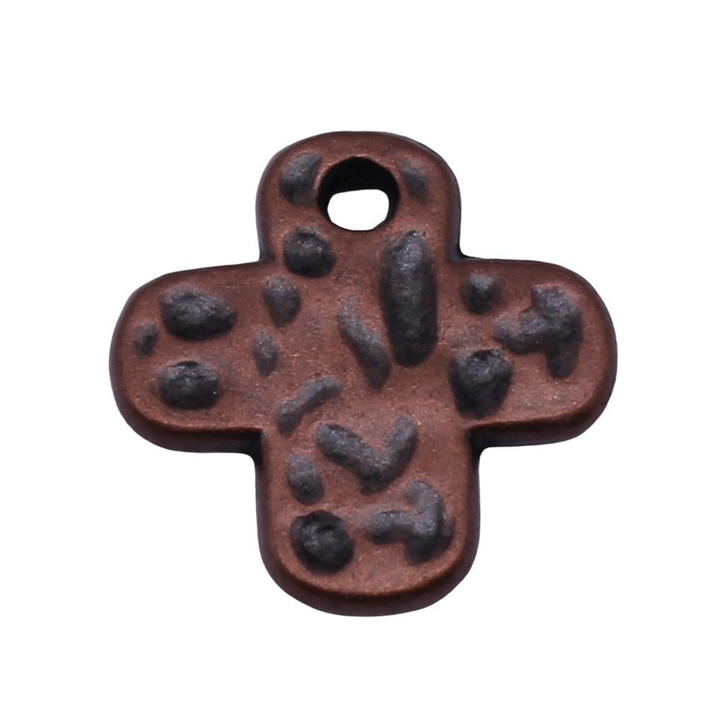Vintage Cross Charms Multi Color Alloy Pendants For Religious Christian Jewelry