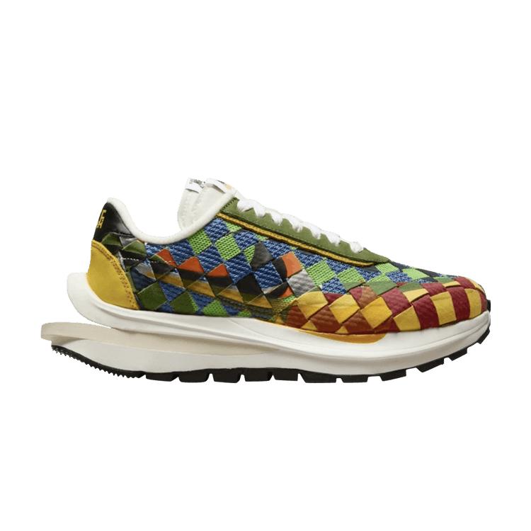 Jean Paul Gaultier x sacai x Nike VaporWaffle Woven Mehrfarbig Unisex Sneaker Grün-Gusto Sicherheitsorange Sail DR5209-300