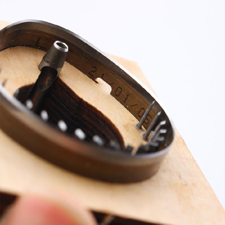 Keychain Cutting Mold Handmade Leather Crafts Making Tool RFID for Key Fob Mould