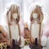 WTB Synthetic Wig Female Hairstyle Jellyfish Head Fashion Retro Lolita Straight Bangs Straight Hair Cosplay Holiday Party Wig