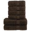 VidaXL Set of Superior Quality Towels 6 Pcs, Hand Towels, Shower Towels, Bath Sheets, Towels 137557