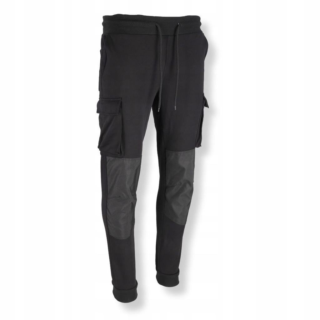 Dedra Cotton Work Trousers, Reinforcements, Black, Size Ld, Pocket, 1 Pc