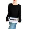 Women's Round Neck Cashmere Sweater: Autumn/Winter Jacquard Knitwear Top