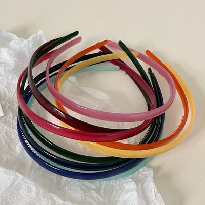 Półprzezroczysta opaska na głowę Plastikowe opaski na głowę Damska opaska do włosów Dla dziewczynek Antypoślizgowa z ząbkami Opaska na głowę Nakrycie głowy Akcesoria do włosów