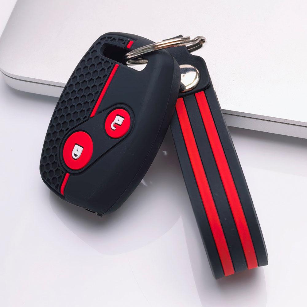 Soft Silicone Car Key Cover Keychain For Honda 7th 8th Gen Accord CRV Odyssey Fit City Civic And Classic Old Model Anti-Scratch Guard