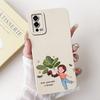 For Oppo A55 4G Case CPH2325 Silicone Cute Cat Fashion Butterfly Flowers Love Painted Cover For Oppo A55 4G Phone Case