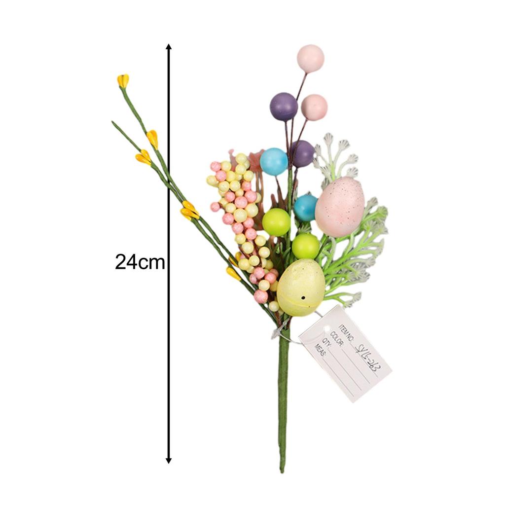 Easter Decoration Egg Tree Branch Decorative Branches Easter Egg Stems for Vase Home Party Easter Celebration Decoration