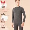 Mao Ren Men's Wool Silk Thermal Underwear Set