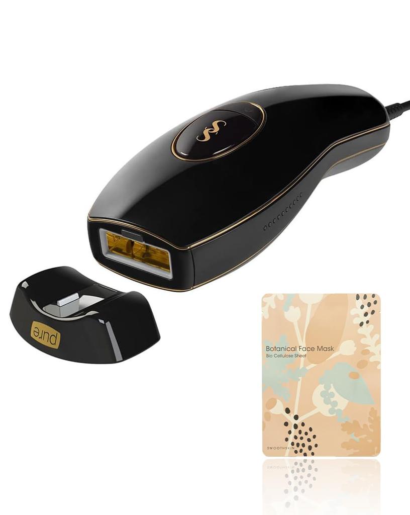 Exclusive Smoothskin Pure Fit Hair Removal Device for Men and Home Hair IPL Beauty Device with 10 Adjustable Pinpoint Hair 1 Million Face Mask