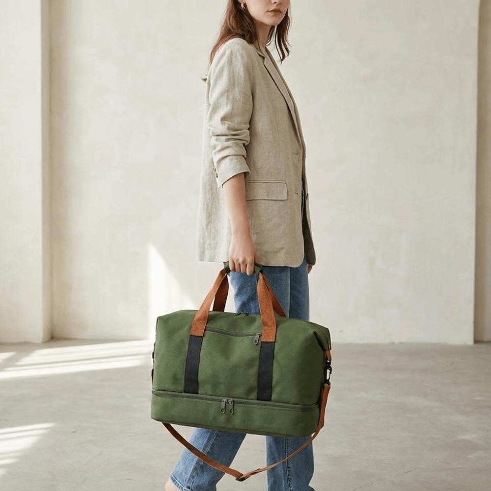 Waterproof Hand Luggage Handbag Multifunctional Pull-rod Boarding Bag Streetwear