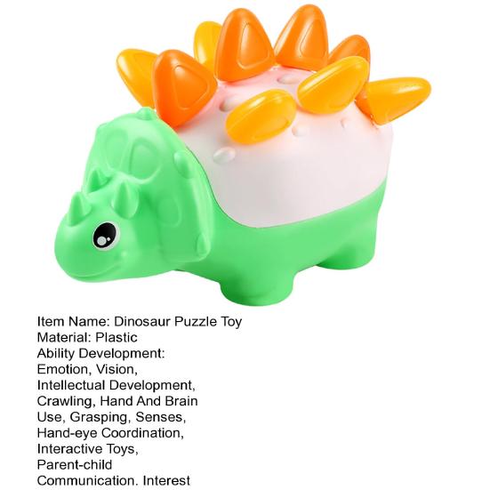 Kids Dinosaur Puzzle Toy Hand-eye Coordination Fine Motor Skills Preschool Learning