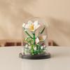 Dream Flower Box: Preserved Building Block Bouquet Set - Sunflower & Carnation. Ideal Toy for Children's Assembly.