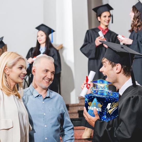 Graduation Gift Box Thick Paper Card Box for Graduation Party Decorations And Gift