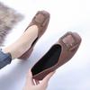 Fashion Square Toe Slip-on Shoes for Women Low Heel Elegant Woman Flats Casual Popular Fashionable Price Shoe Spring Chic Point Stylish