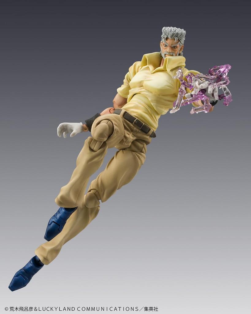 Medicos Entertainment Super Action Statue Bizarre Adventure Part Joestar 150mm 35mm PVC ABS Nylon Painted Movable Figure "JoJo's 3" "Joseph & Iggy"
