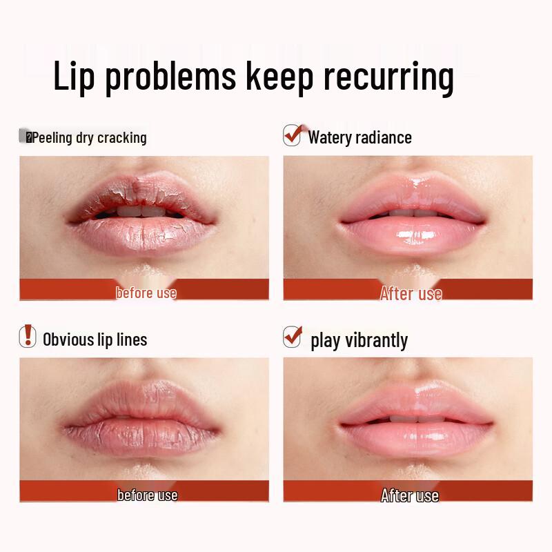 PMPM Rose Hyaluronic Acid Lip Glow Essence Oil