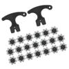 20PCS Golf Spikes Replacement with Nail Puller TPU Easy To Replace Anti Skid Golf Studs for Golf
