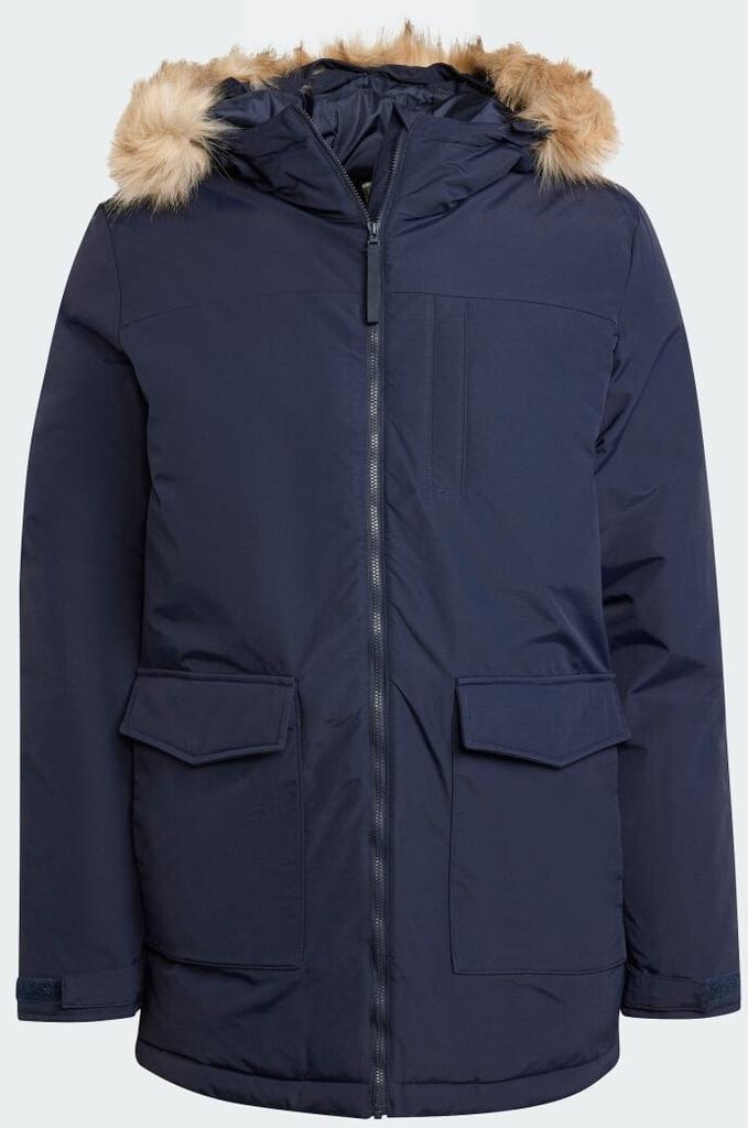 Adidas Paveric Fur Parka Winter Jacket Legend Ink