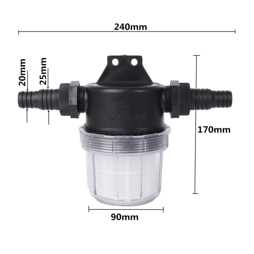 50 Mesh Ultrafine Filtration Water Filter For 20mm/25mm Water Hose Connection Watering Irrigation Strainer