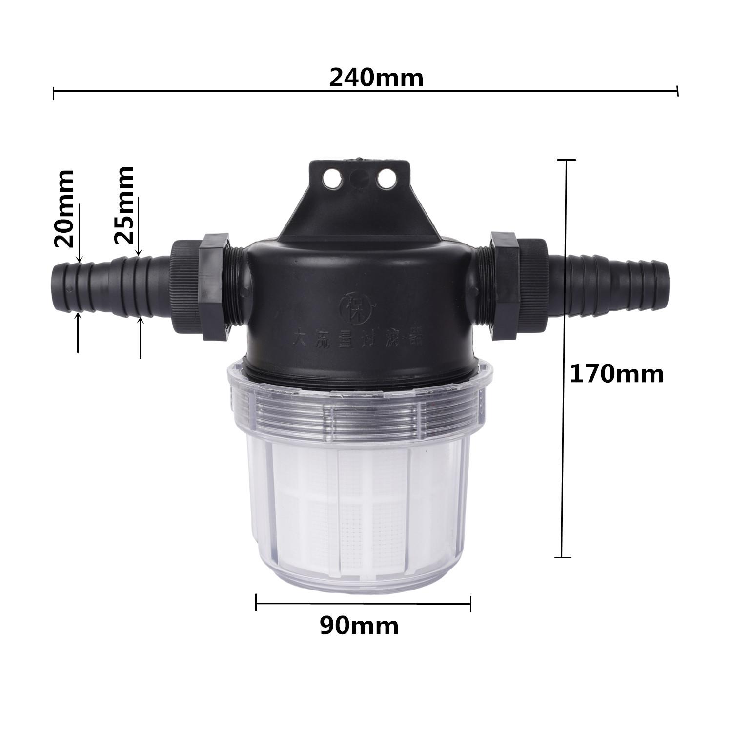 

Фільтр 40 Mesh Великий Потік 20/25 мм Штуцер Сільське Господарство Зрошення Дренаж Надтонке Сито Фільтри для Води Товари для Саду Ферм