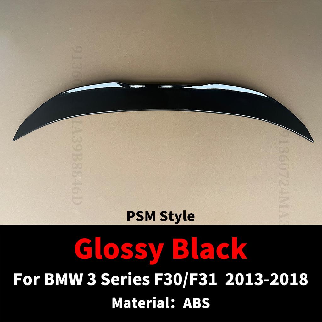 Racing Rear Wing Spoiler Tuning Accessories For BMW 3 Series F30 F31 2013-2018 M4 MP PSM Style Refit Trunk Lip Tail Trim Styling
