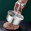 Hamburger Meat Press Patty Maker 304 Stainless Steel Round Non-Stick Thickness Adjusted outdoor picnic Kitchen Beef Rice BBQTool