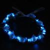 10pcs Light Up Flower Crown Headbands LED Glowing Garland Wedding Party Crown Flower Headband for Birthday Festival Party