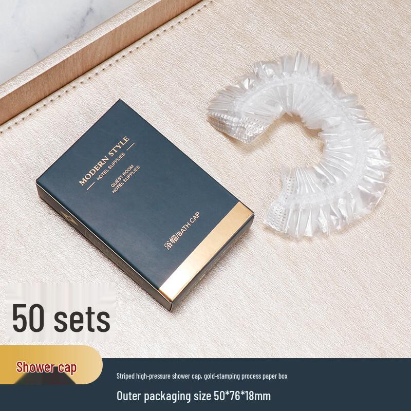 Portable Disposable Shower Cap Set