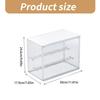 Clear Multipurpose Storage Case Magnetic Clear Organizers for Efficient Sorting of Jewelry and Makeup Products