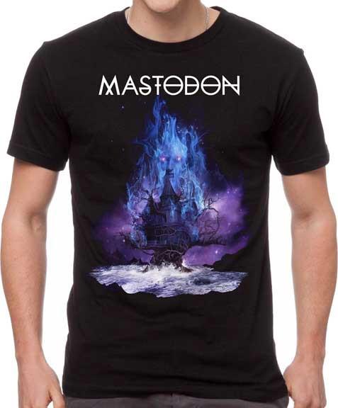 Mastodon Алмаз в Белом Унисекс Футболка XL