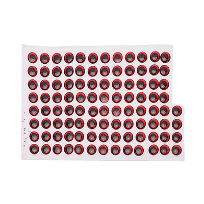 100pcs 10mm Artificial Fishing Eyes Fish Eyes Sticker Fishing Accessories Tackle Fishing Lure
