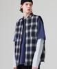 Gostreet Quilted Check Shirt Vest