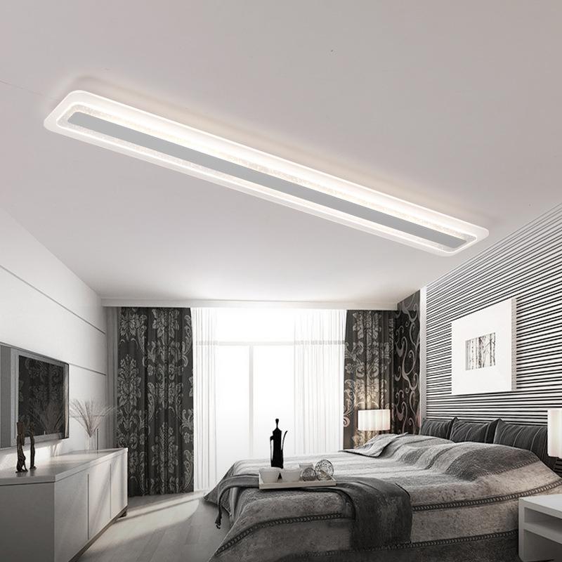 Simple Modern Bedroom, Living Room, Office, Long Led Ceiling, Hallway, Hallway, Rectangular Led Ceiling Light